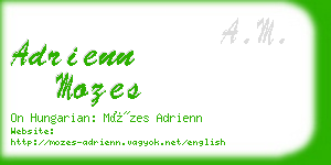 adrienn mozes business card